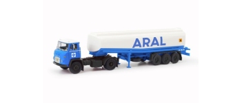 Herpa 87MBS026482 - H0 - Scania Vabis Tank-SattelzugLB 76 Aral